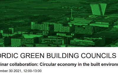 GBC-event: Nordic webinar om cirkulær økonomi i det byggede miljø